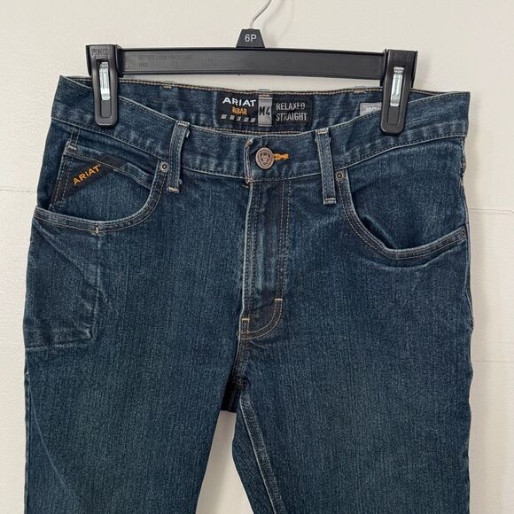 ARIAT REBAR Relaxed Straight leg Mens Jeans Size 30X30 - Picture 4 of 8